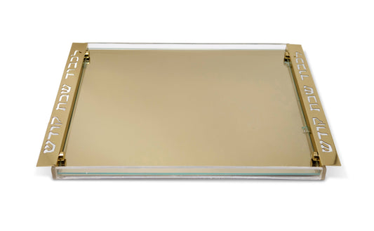Acrylic Challah Tray With Imprinted Handles
