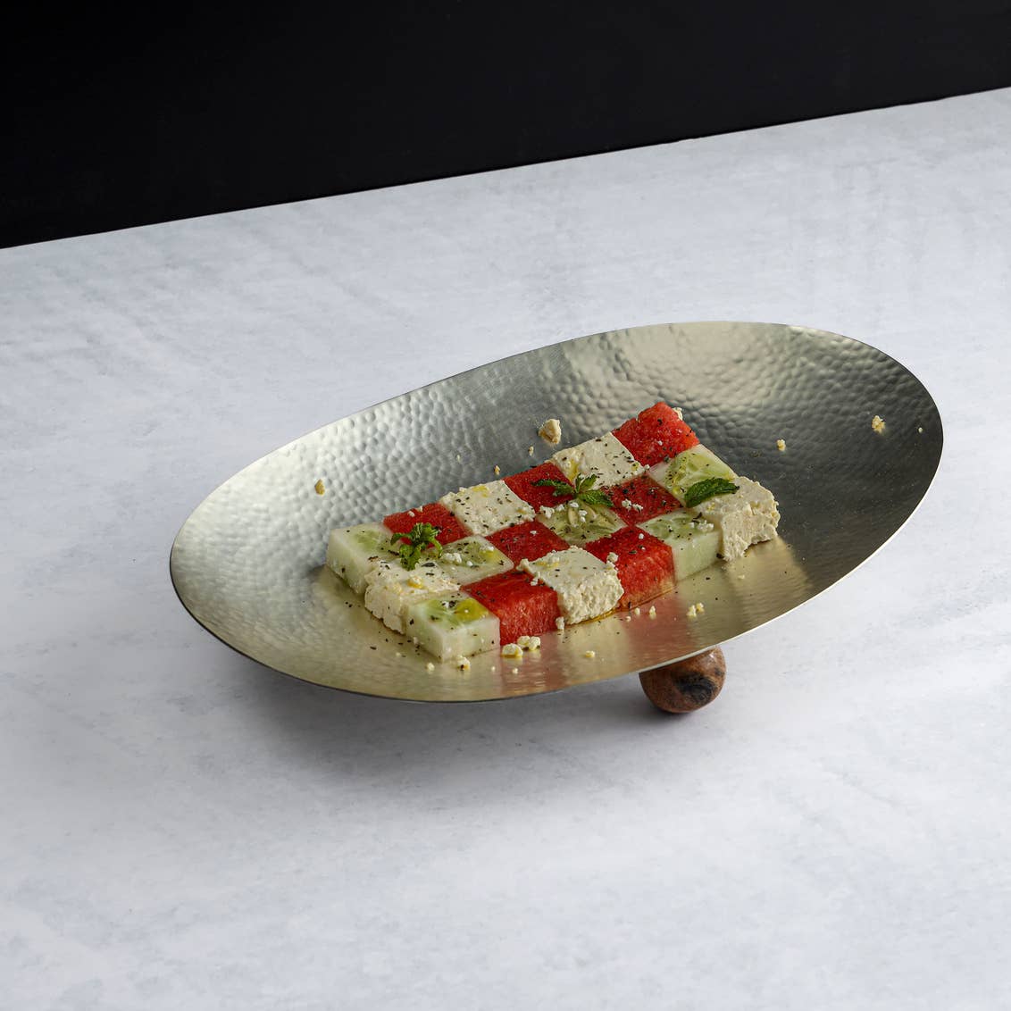 Hammered Silver Platter