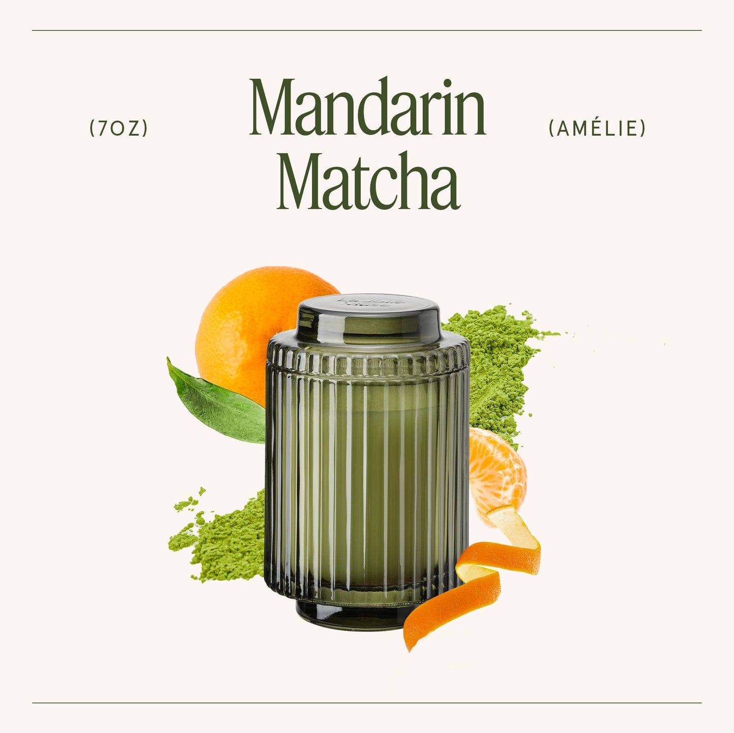 Amélie - Mandarin Matcha 7oz Candle