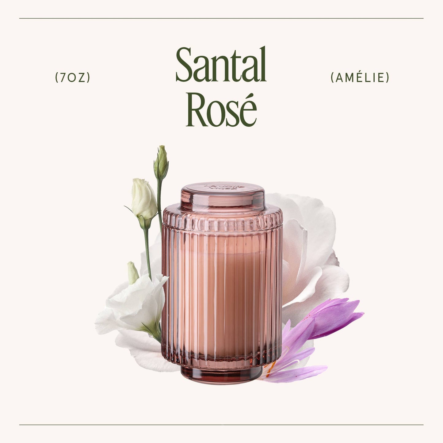 Amélie - Santal Rosé 7oz Candle