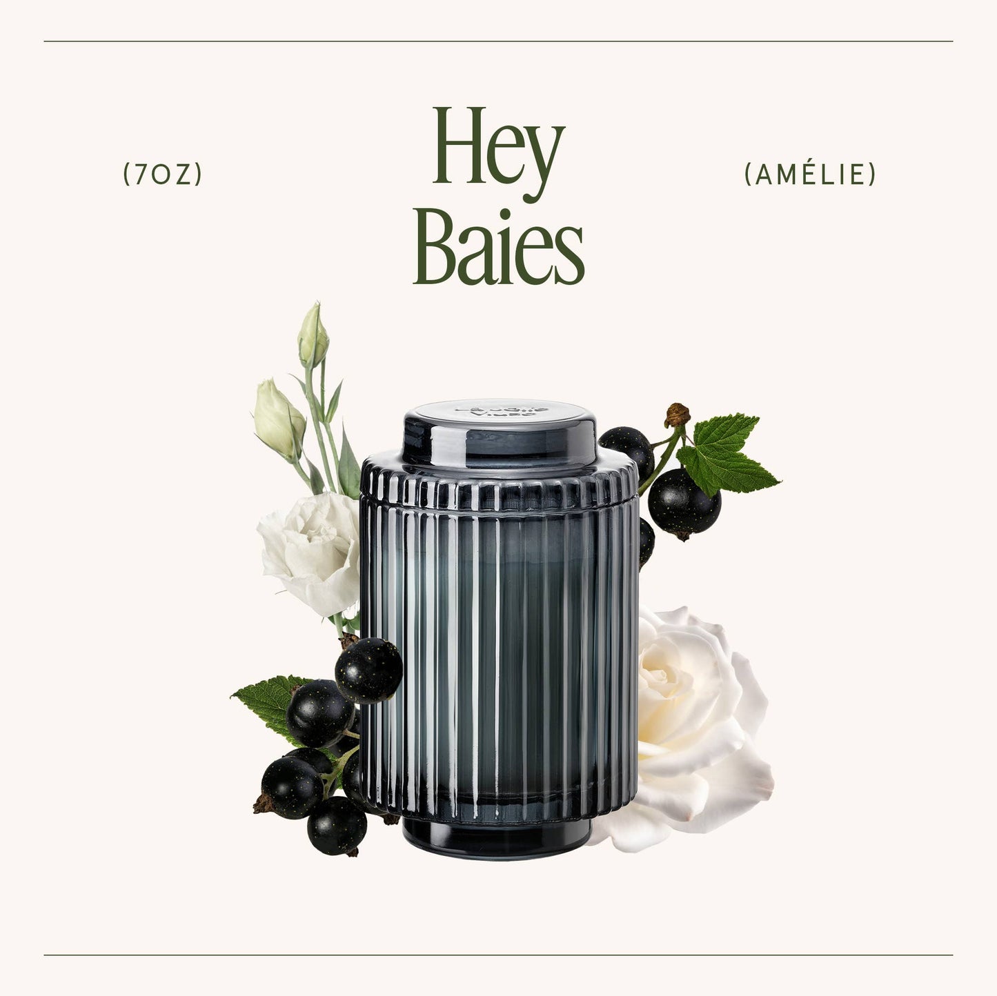 Amélie - Hey Baies 7oz Candle