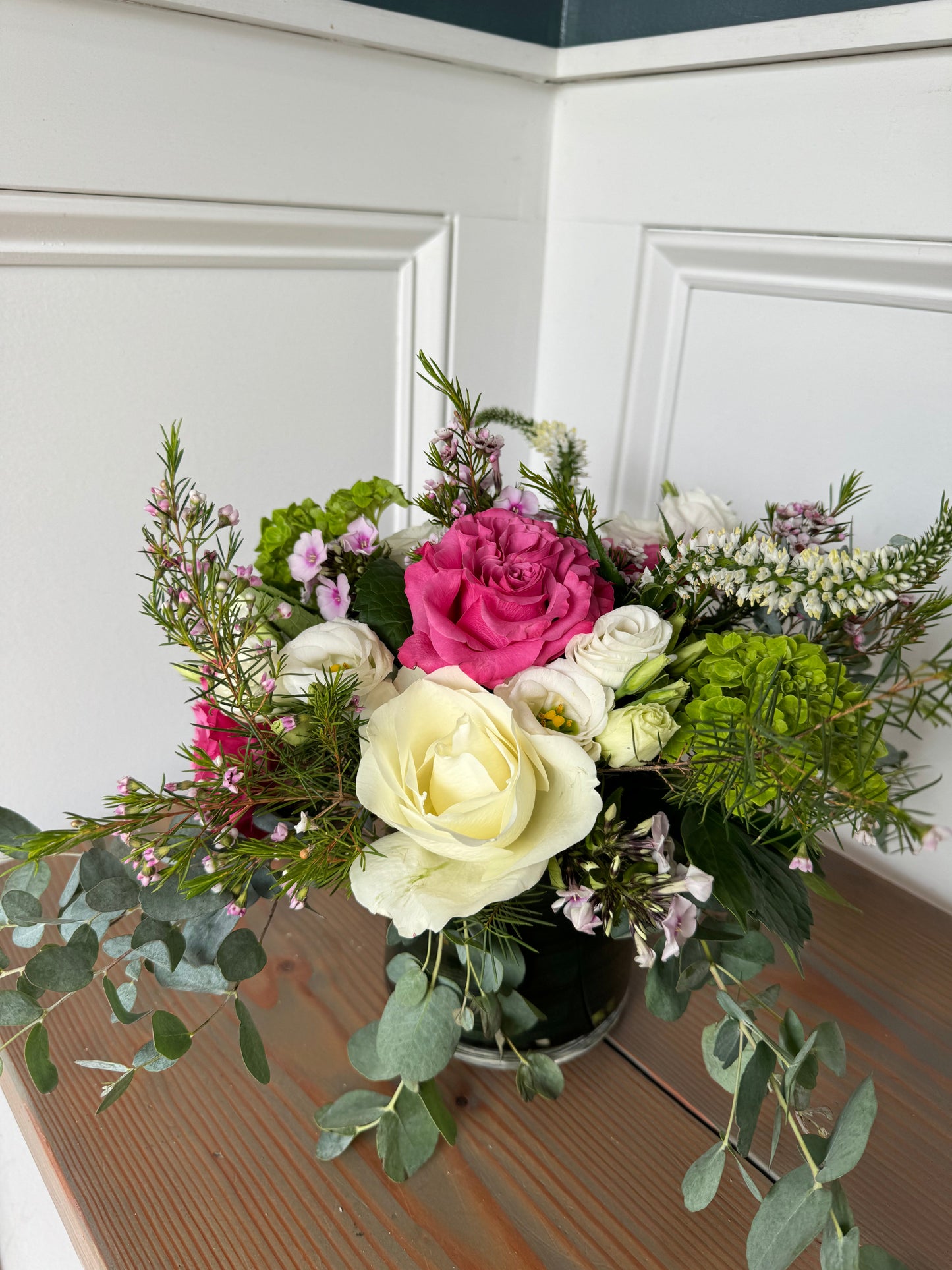 Arrangement in Vase: Petite Cylinder