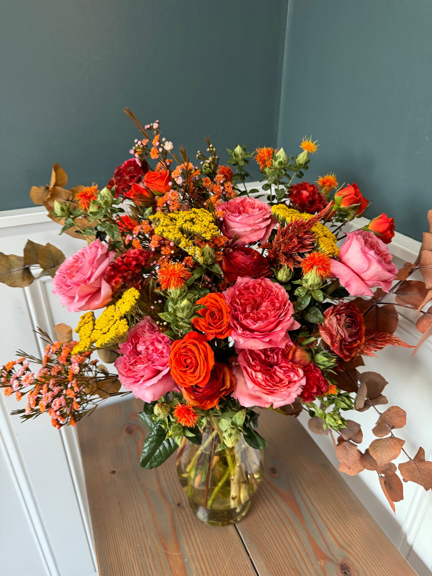Holiday Arrangement in Vase: Grande