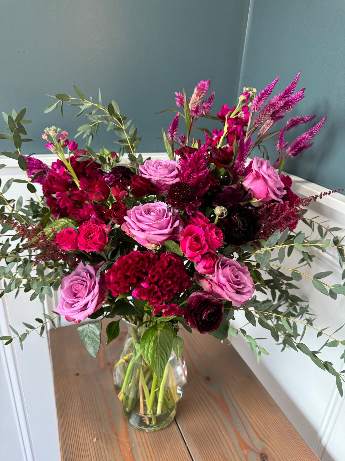 Holiday Arrangement in Vase: Grande