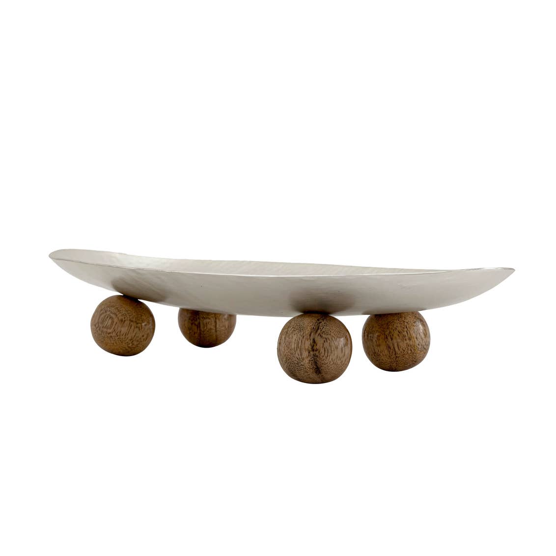 Hammered Silver Oblong Tray