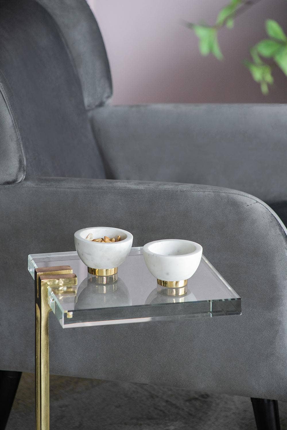 Set of /2 Marble Bowls