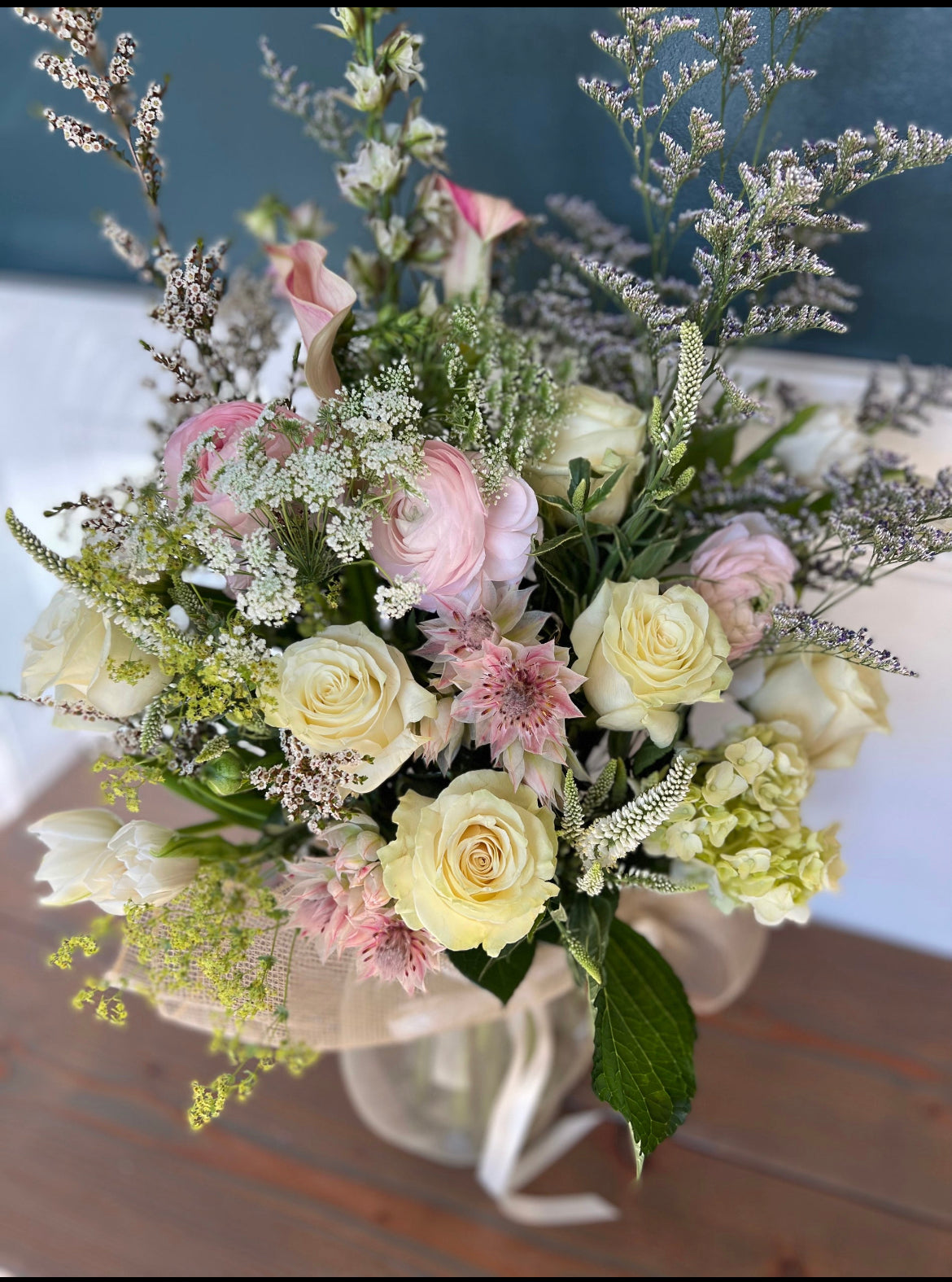Holiday Arrangement in Vase: Grande
