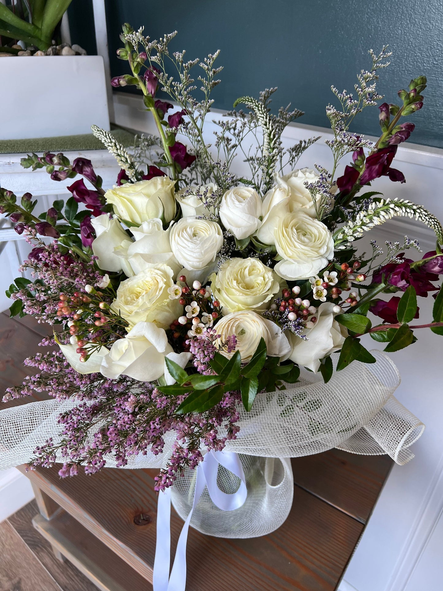 Holiday Arrangement in Vase: Grande