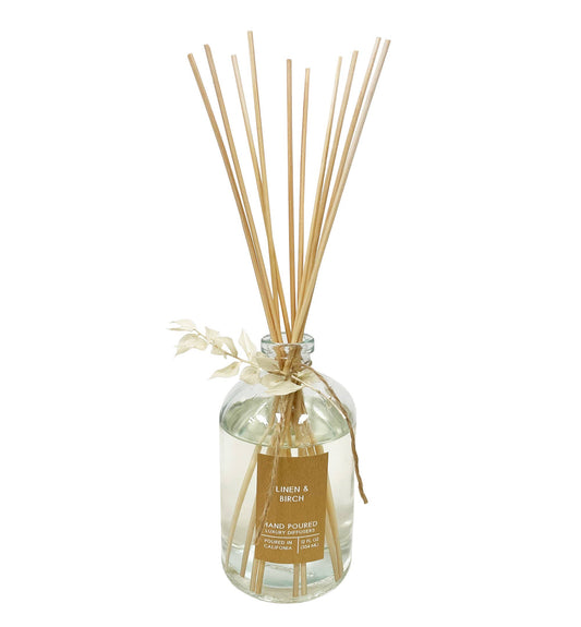 Linen & Birch Botanical Tie Reed Diffuser