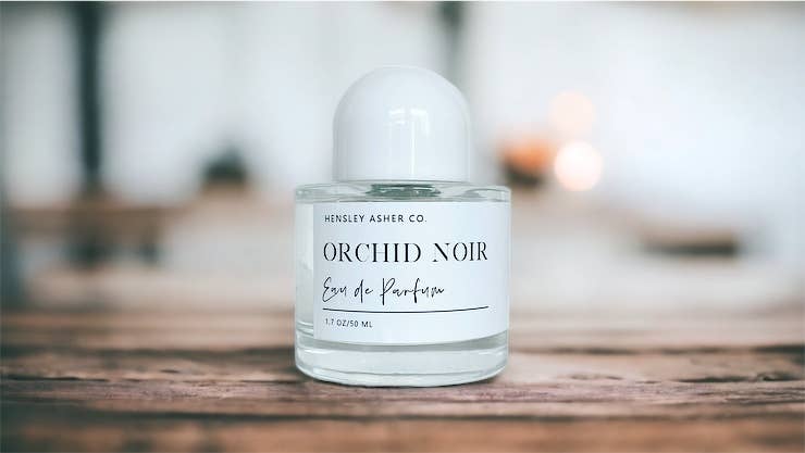 1.7 oz, Orchid Noir Organic Alcohol Perfume, Eau de Parfum