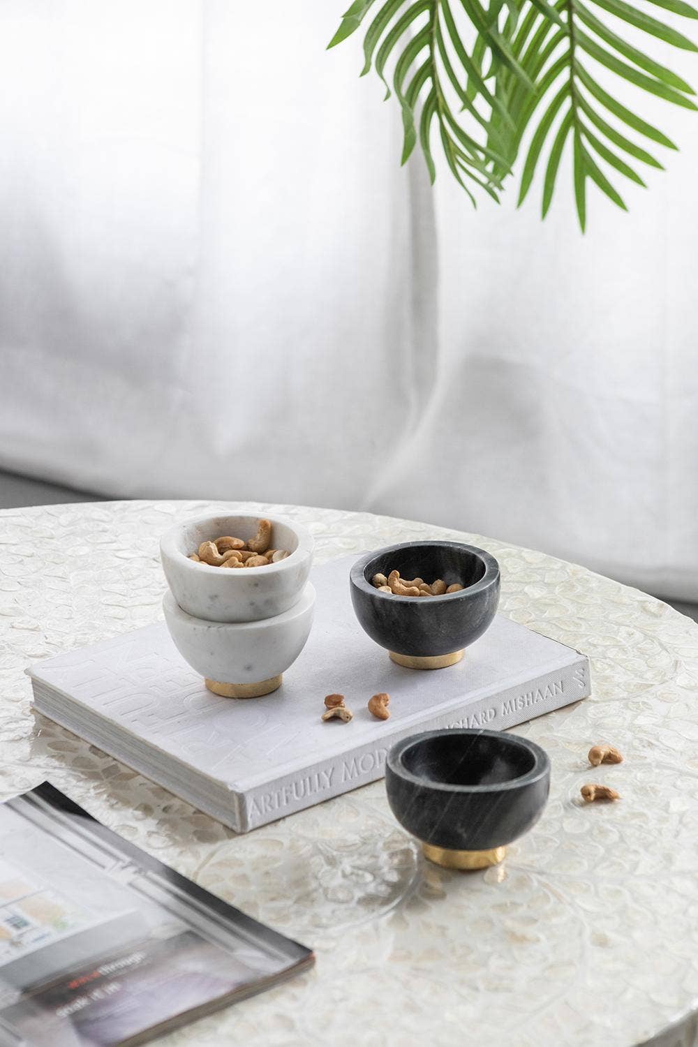 Set of /2 Marble Bowls