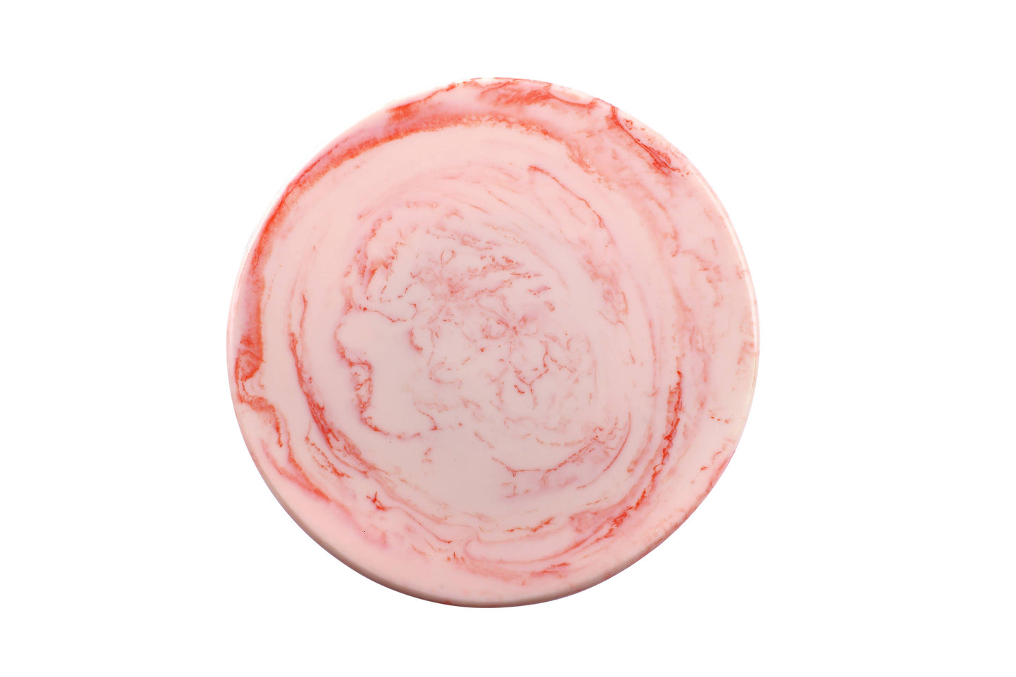 Scallop Resin Cake stand, Pink- 9.5x4.5 Inches
