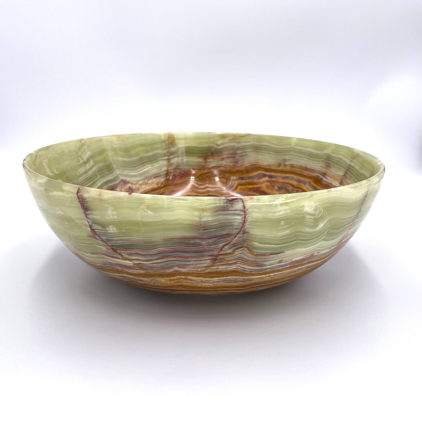 Green Onyx Bowl - 12"