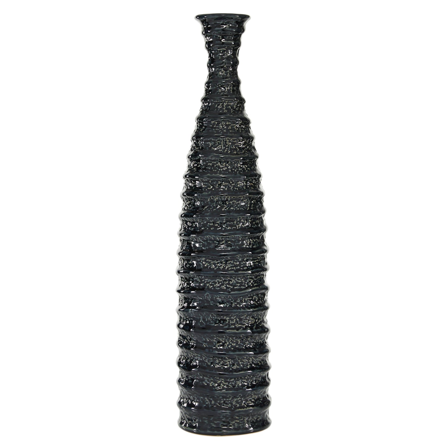 Traditional Black Ceramic Vase