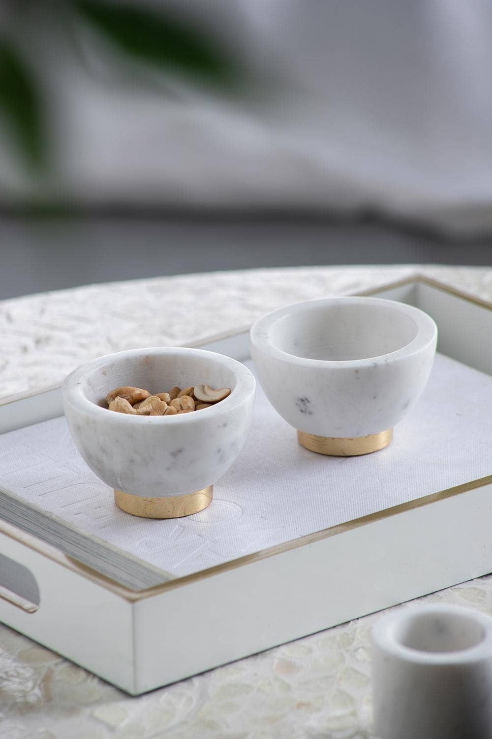 Set of /2 Marble Bowls