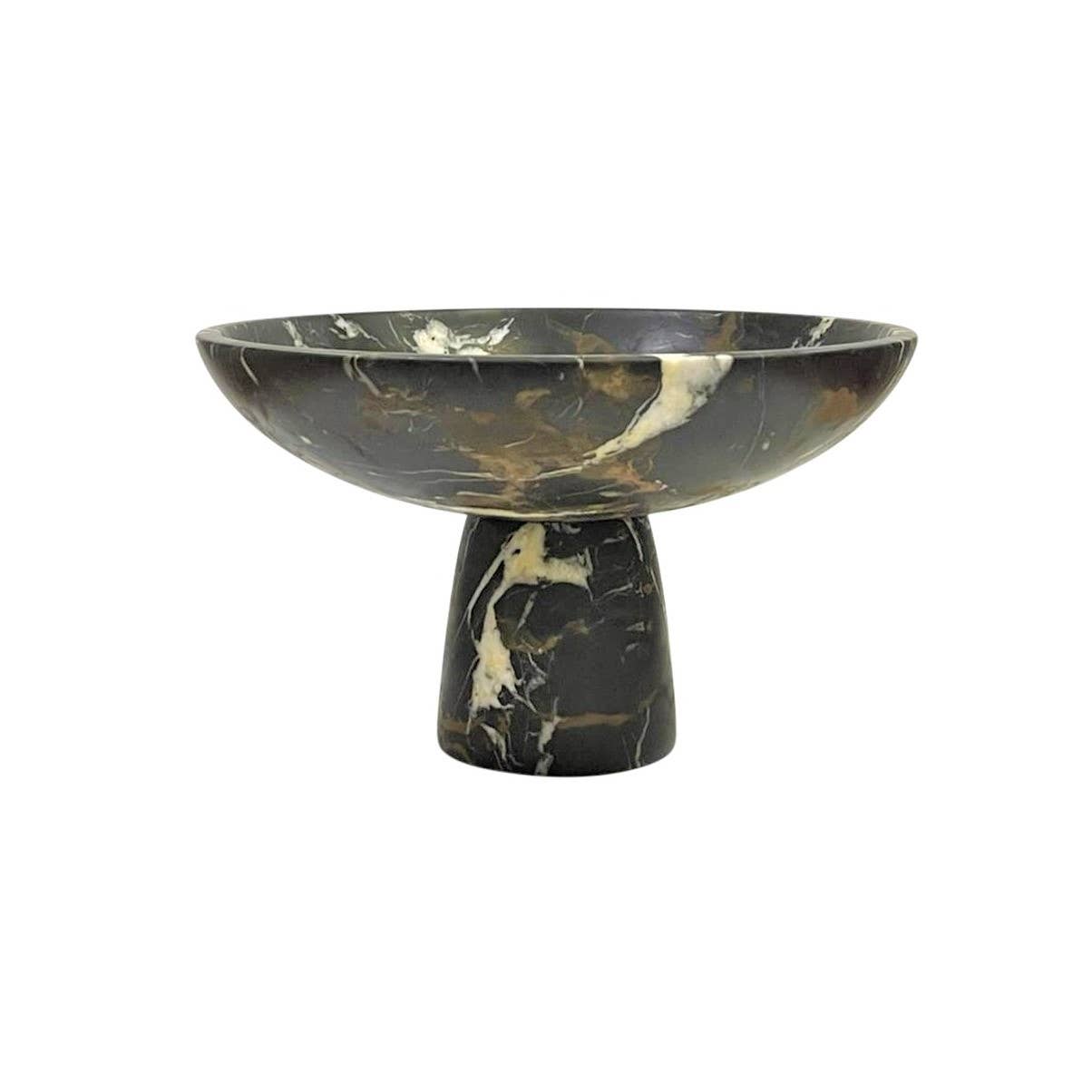 12" Black and Gold Marble Honed Finish