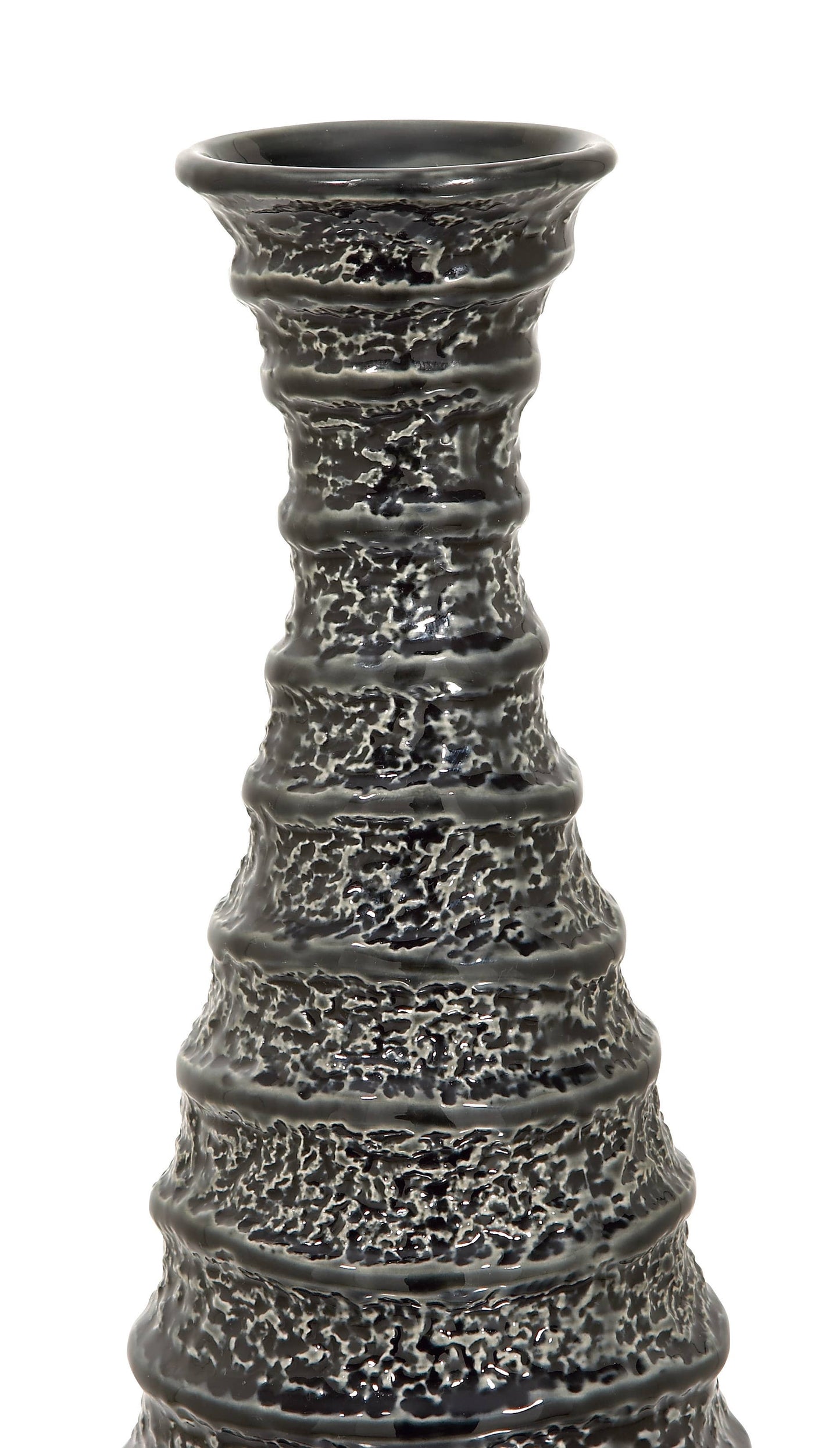 Traditional Black Ceramic Vase