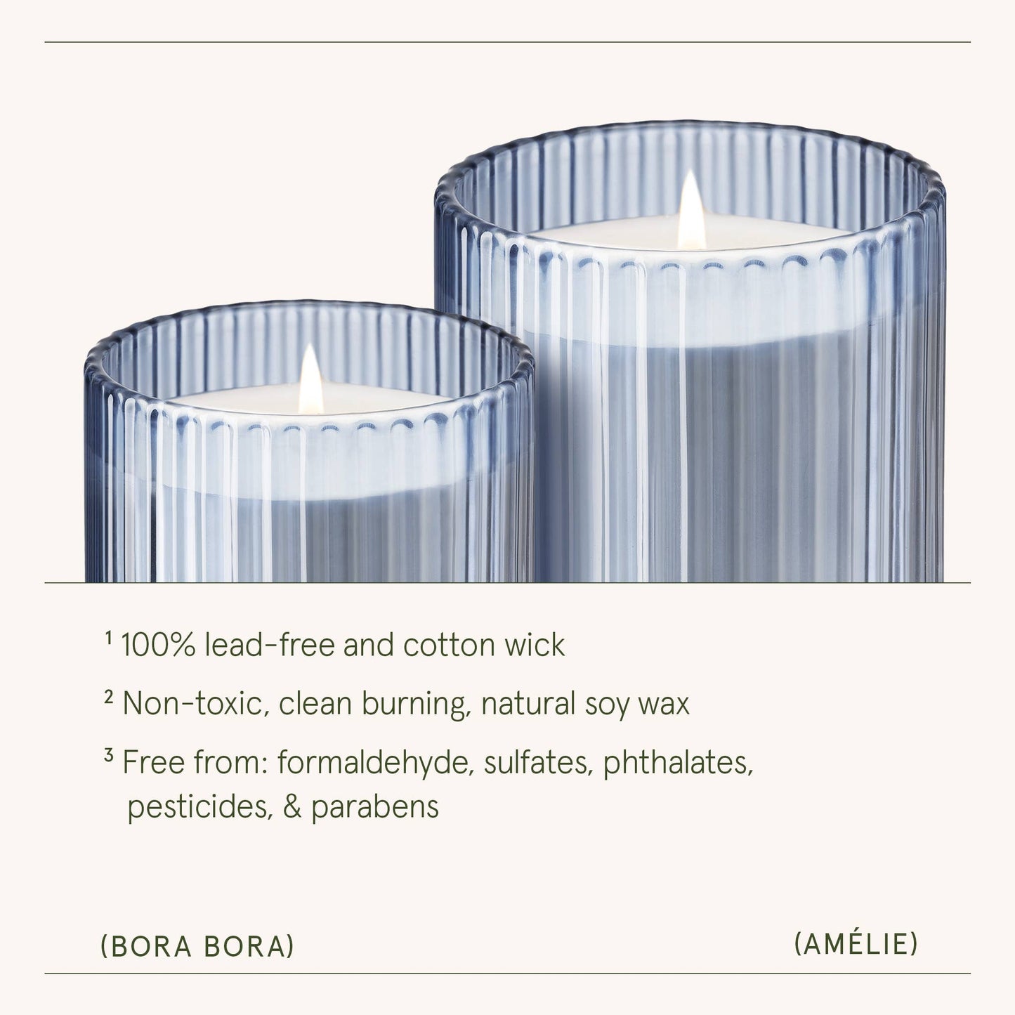 Scented Candle - Bora Bora - 7oz | La Jolie Muse