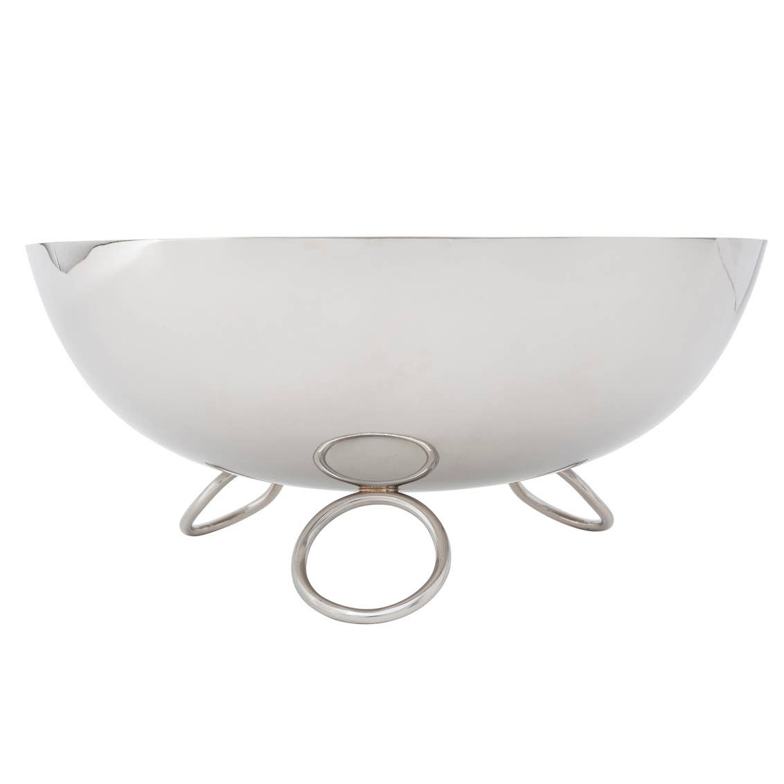 Sphere 12in Salad Bowl - Silver