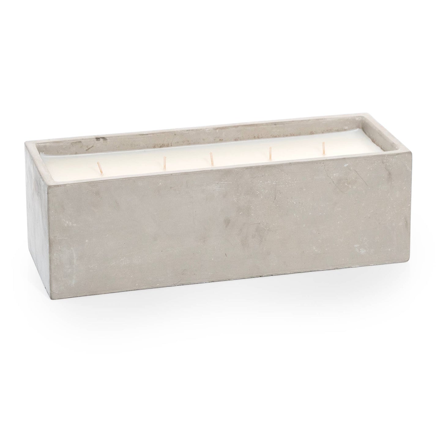 Cement Rectangle Statement Candle