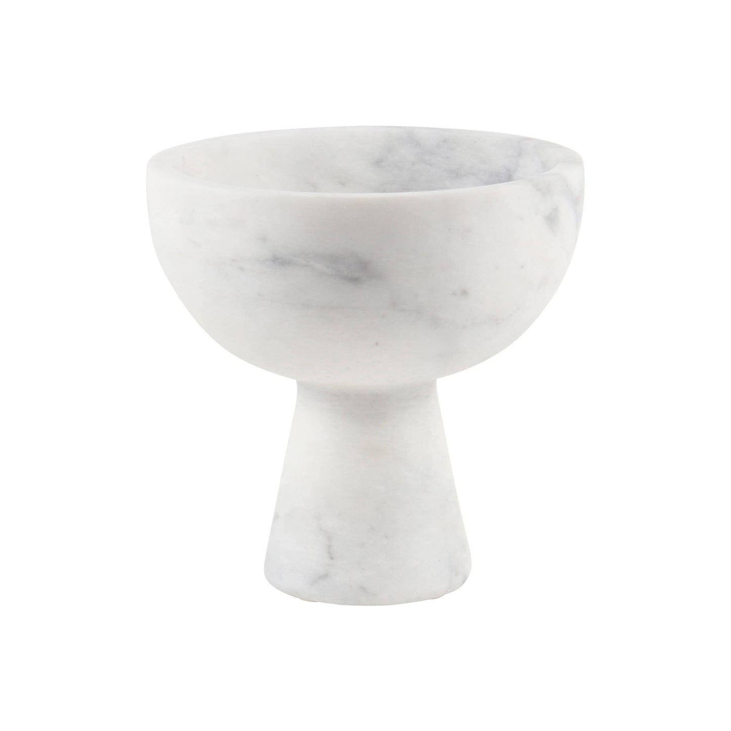 8" Pearl White Marble Honed Finish Bowl