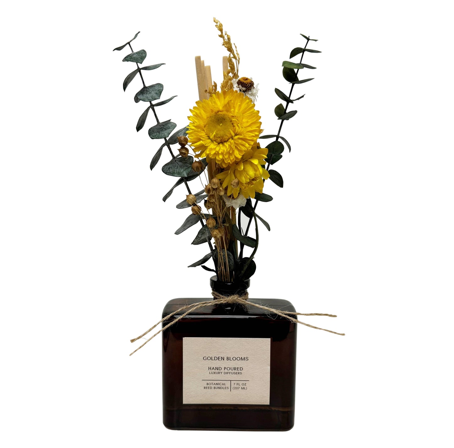 Golden Blooms Bouquet Reed Bundle Fragrance Diffuser