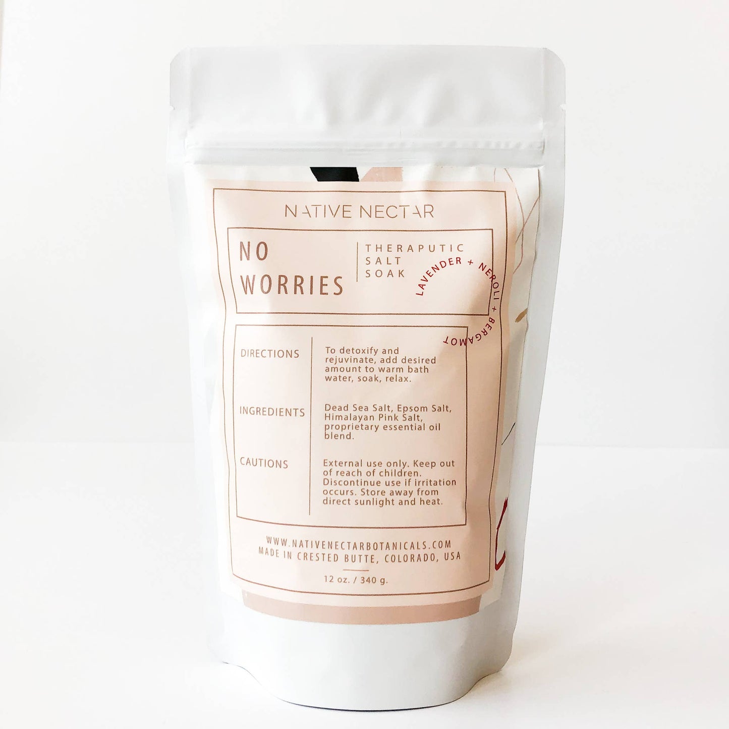 No Worries Salt Soak 340g