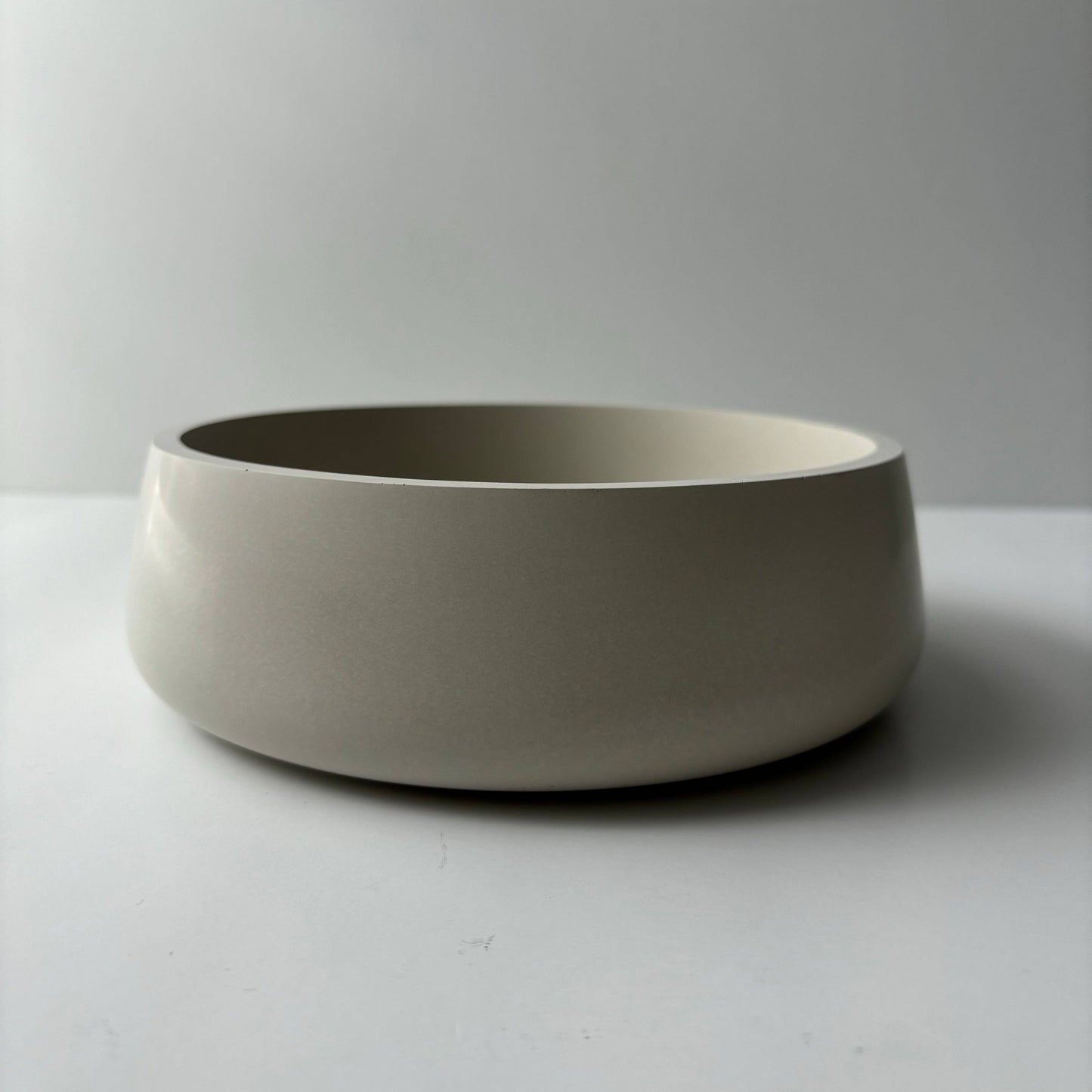 Concrete Bowl: Black fusion marble / Without hole