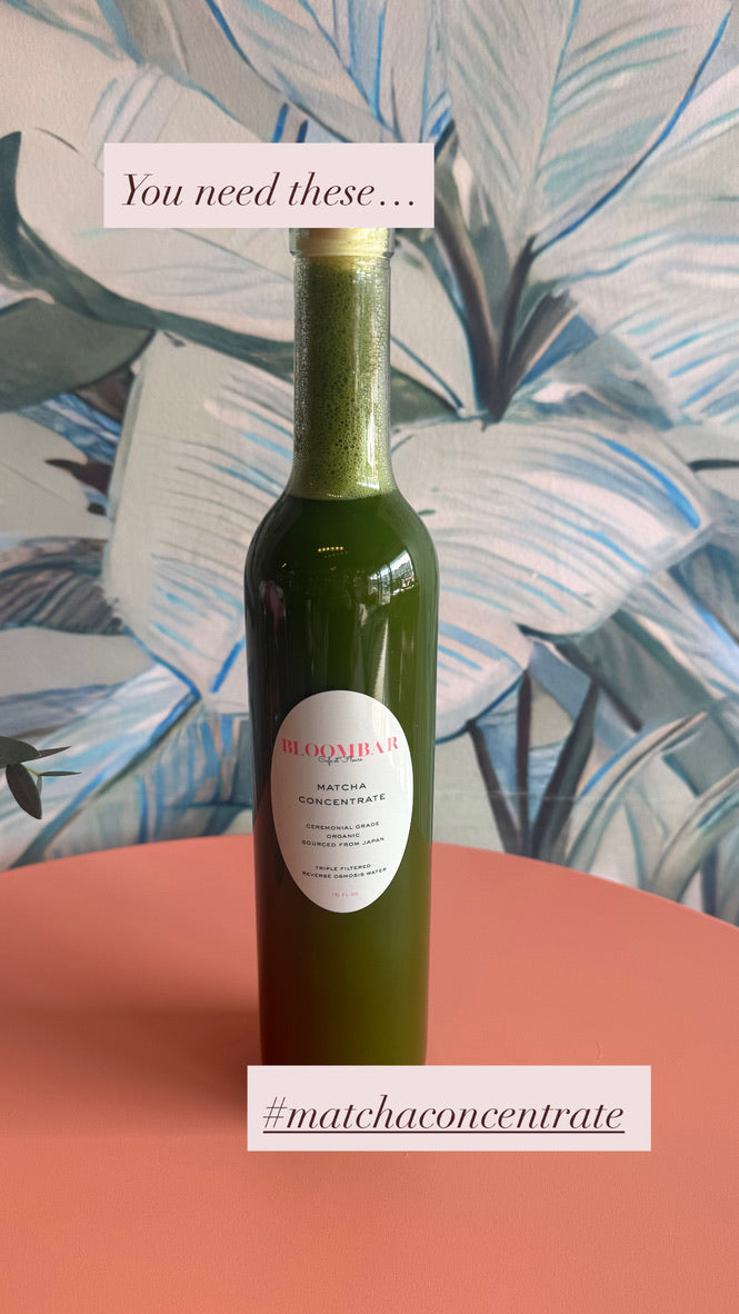 Matcha Concentrate- Glass or Travel Bottle