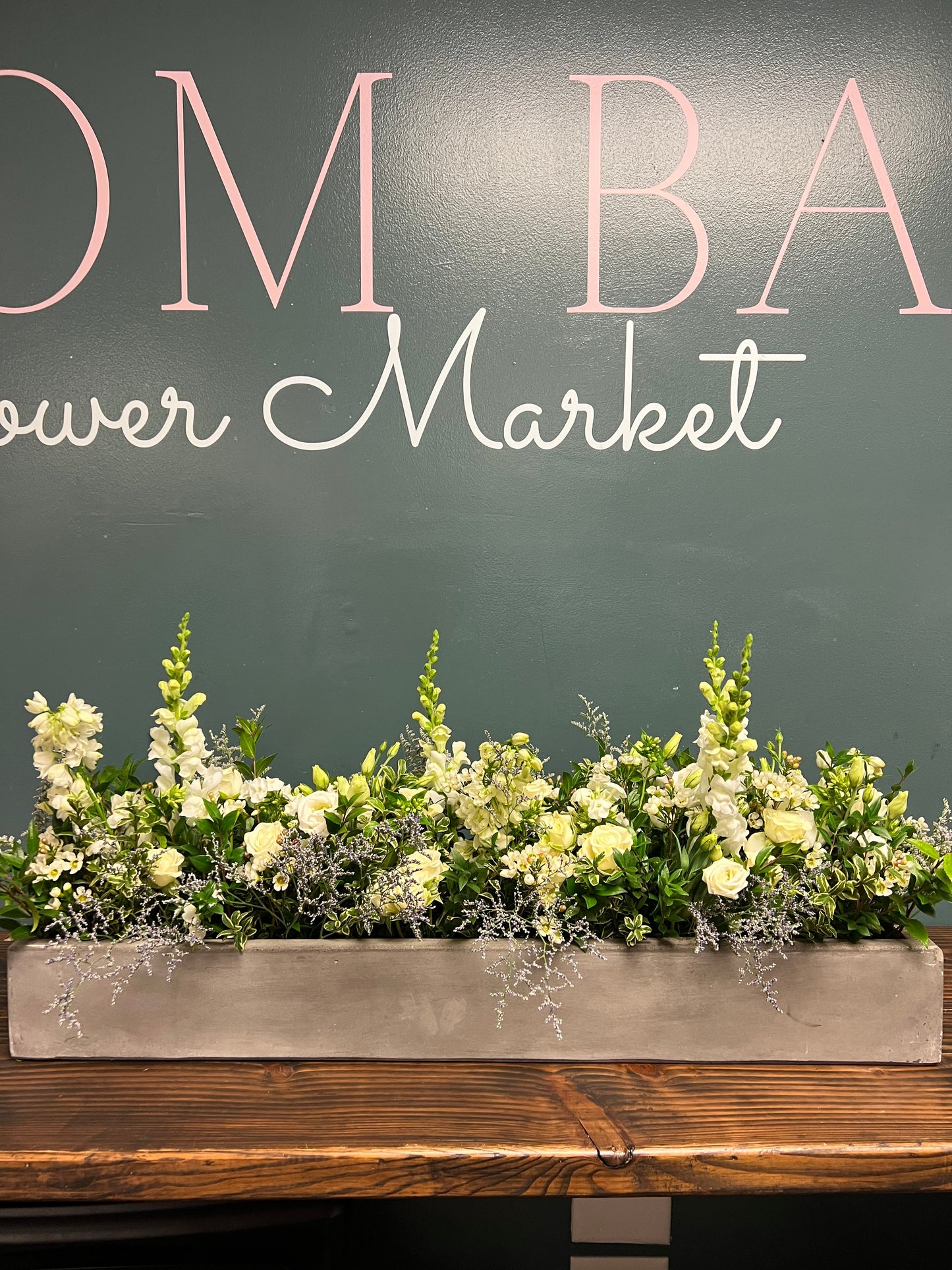 Simple Concrete Tablescape