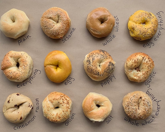 "Hot Bagel Bakery" Bagels by the dozen