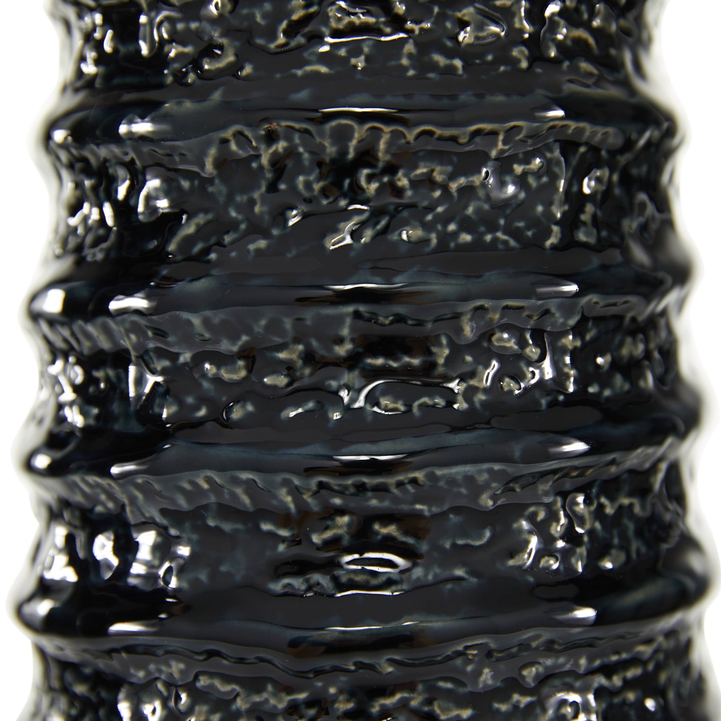 Traditional Black Ceramic Vase