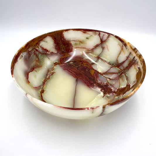 Mutli-colored Onyx Bowl - 12"