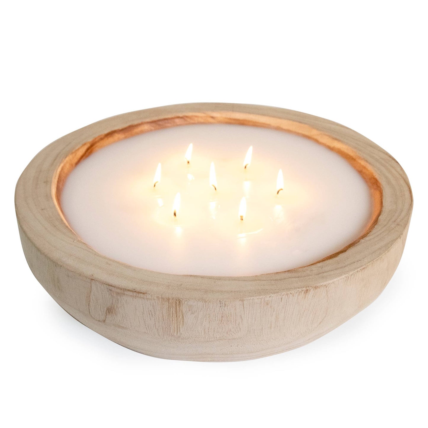 Paulownia Wood Round Candle