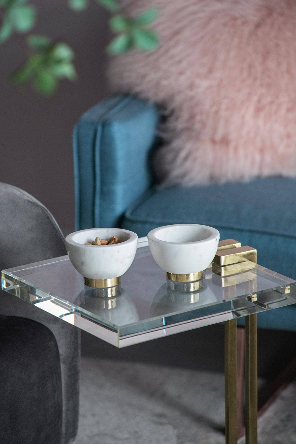 Set of /2 Marble Bowls