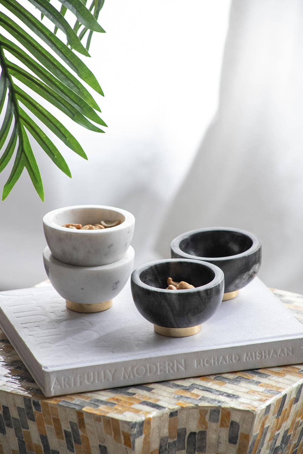 Set of /2 Marble Bowls
