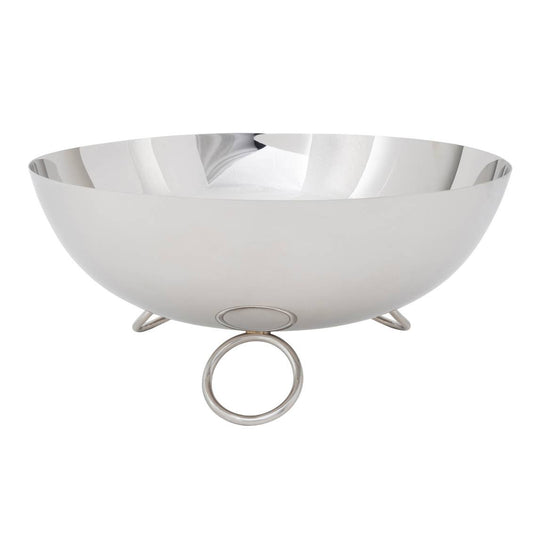 Sphere 12in Salad Bowl - Silver