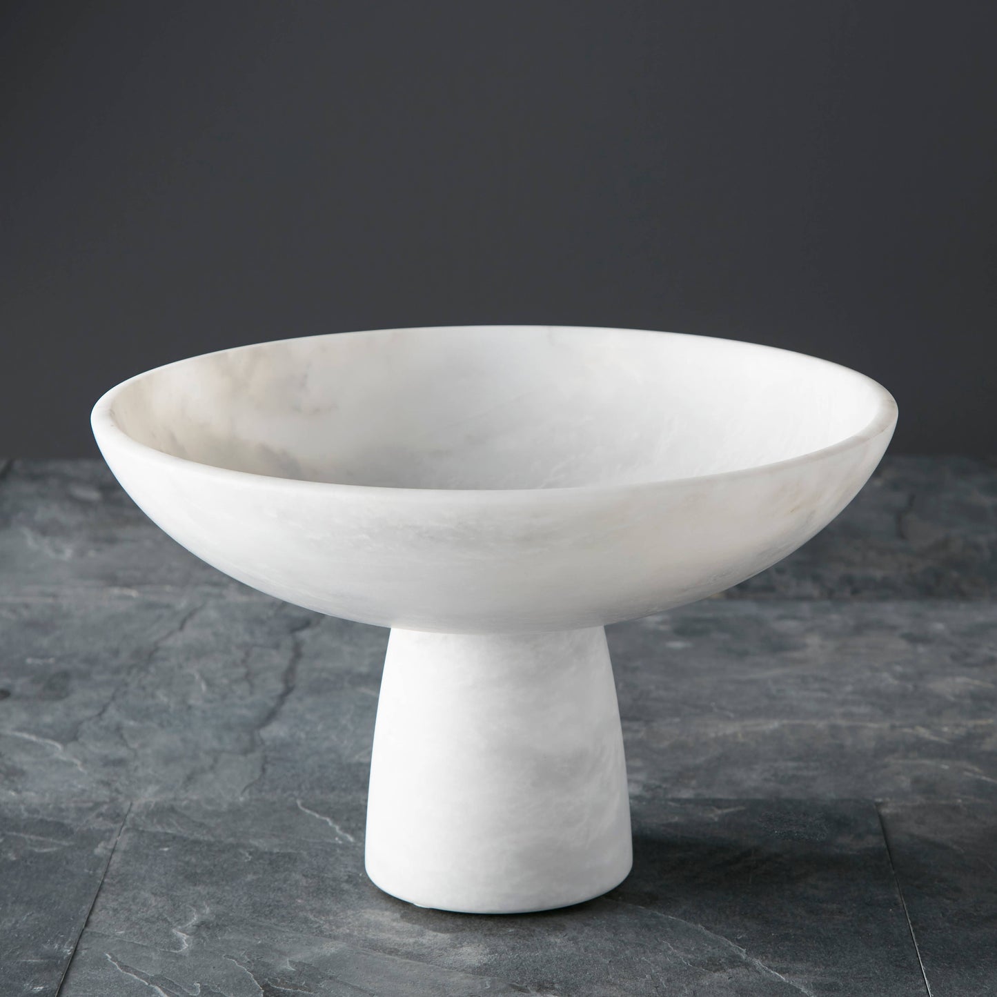 12" Pearl White Marble Honed Finish