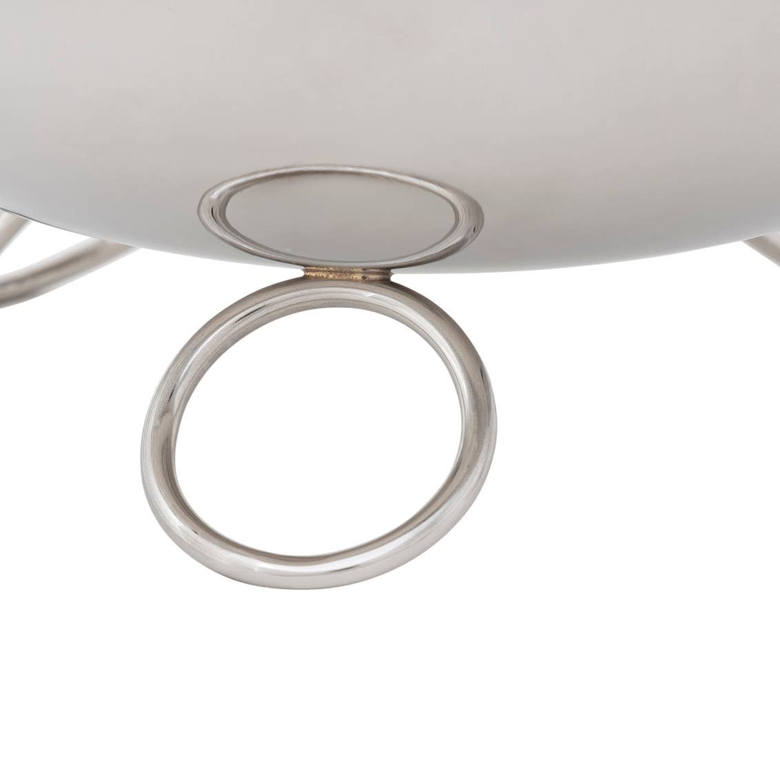 Sphere 12in Salad Bowl - Silver