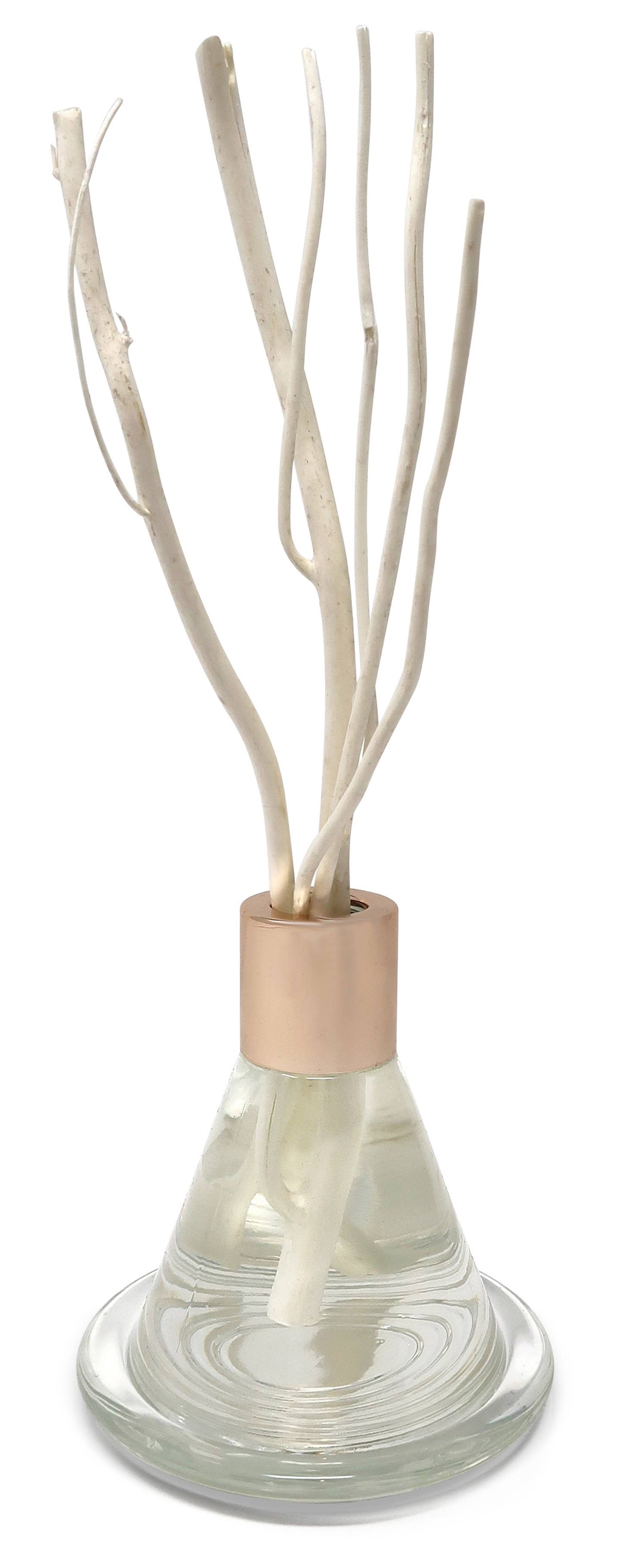 Clear Cone Shaped Reed Diffuser with Tray