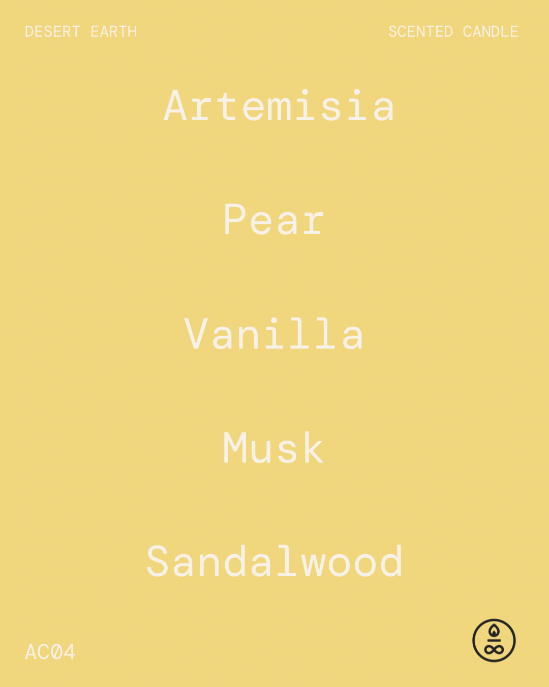 Desert Earth Candle 160g