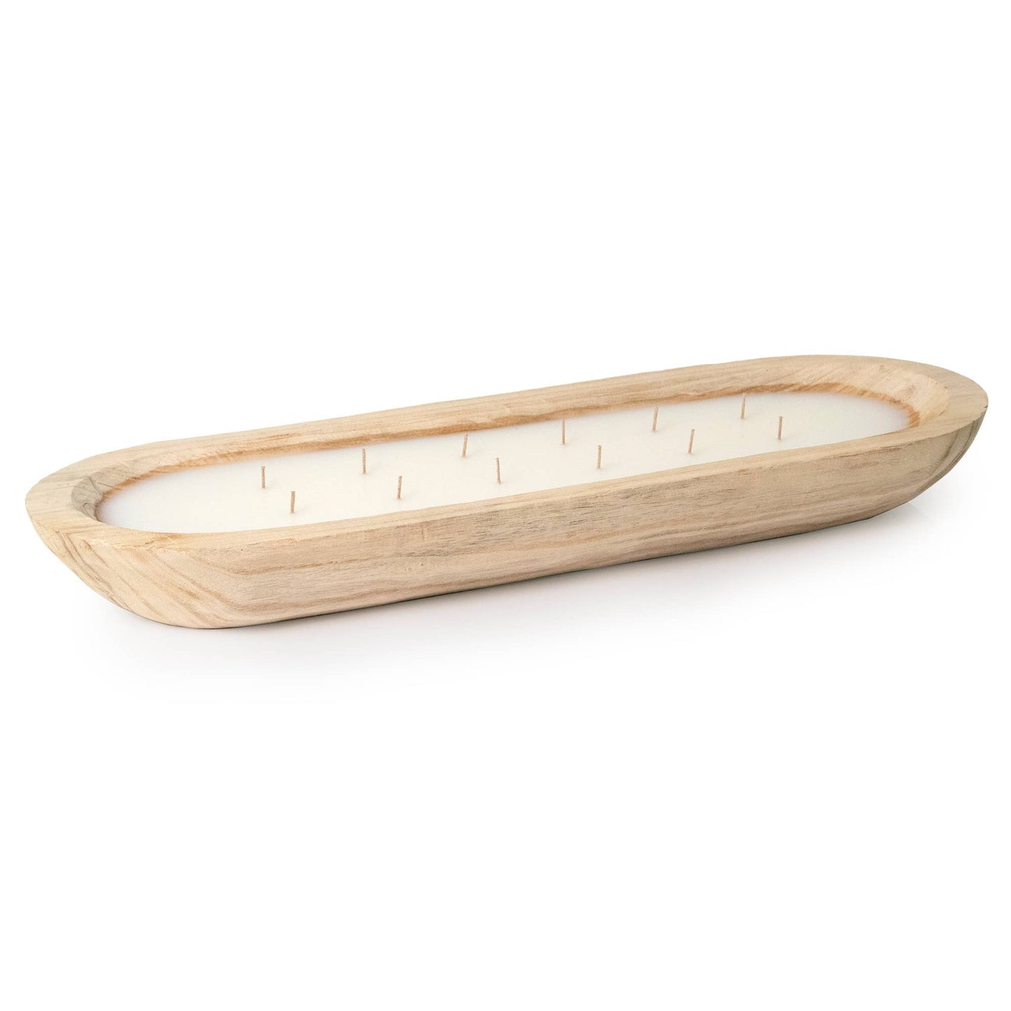 Paulownia Wood Tray Candle