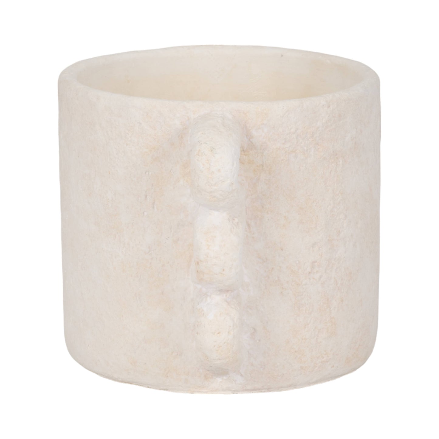 Ceramic Multi-Loop Arch Handle Planter - White, 10 in.