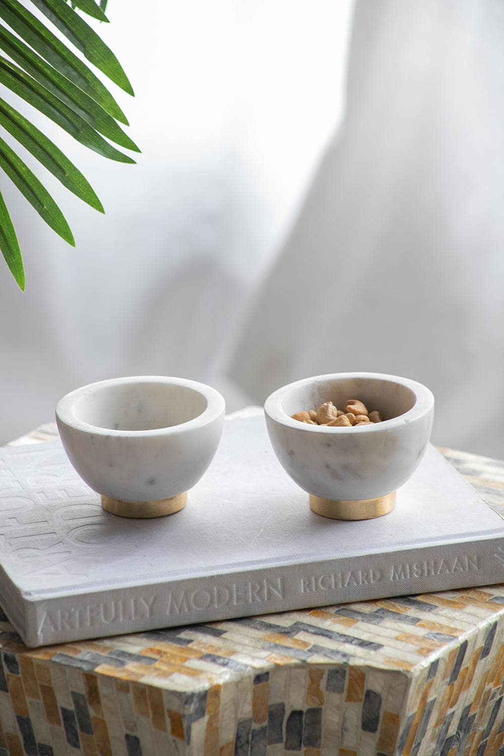 Set of /2 Marble Bowls