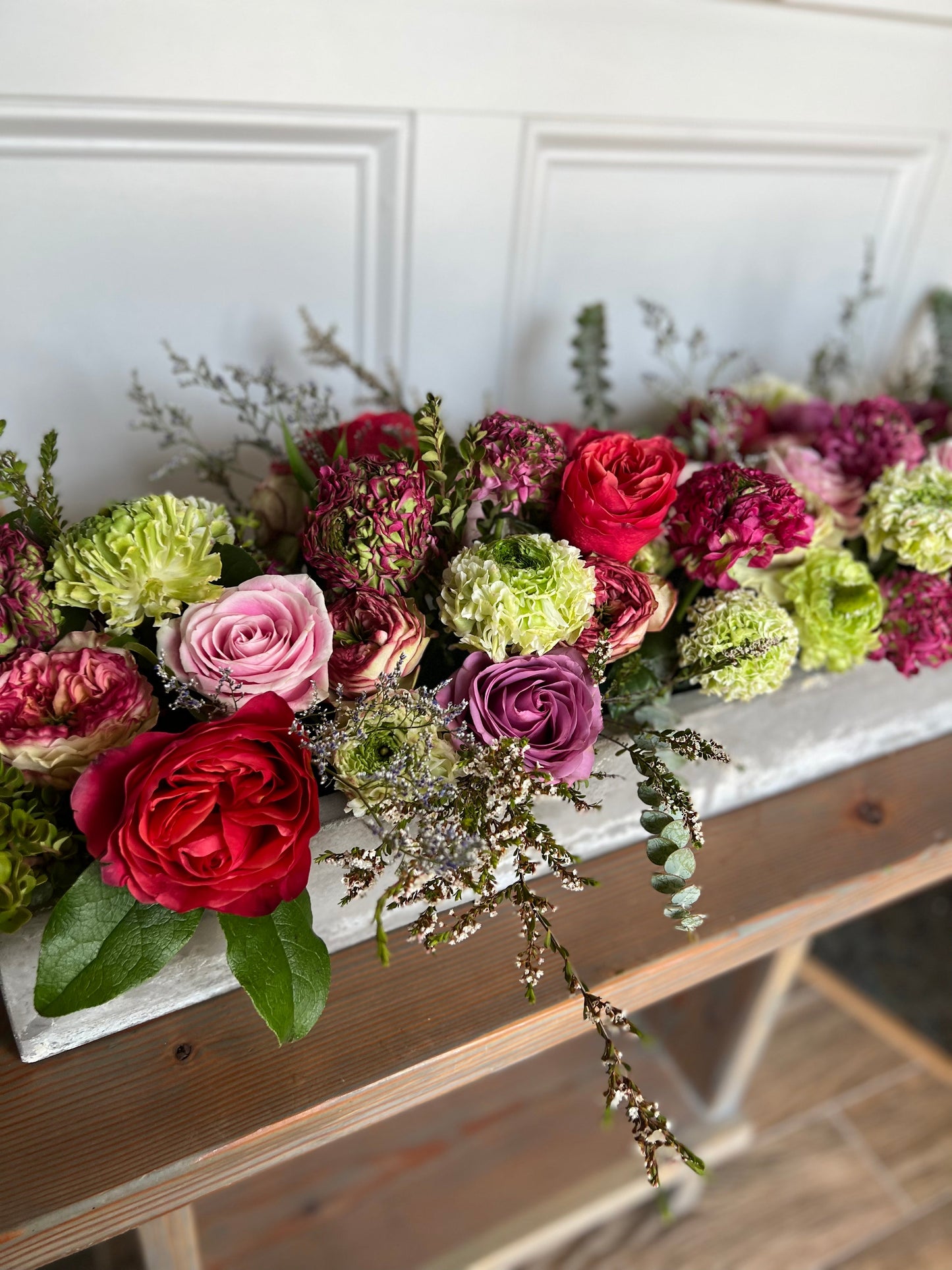 Lush Concrete Tablescape