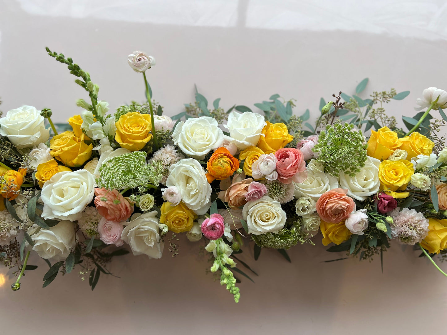 Lush Concrete Tablescape