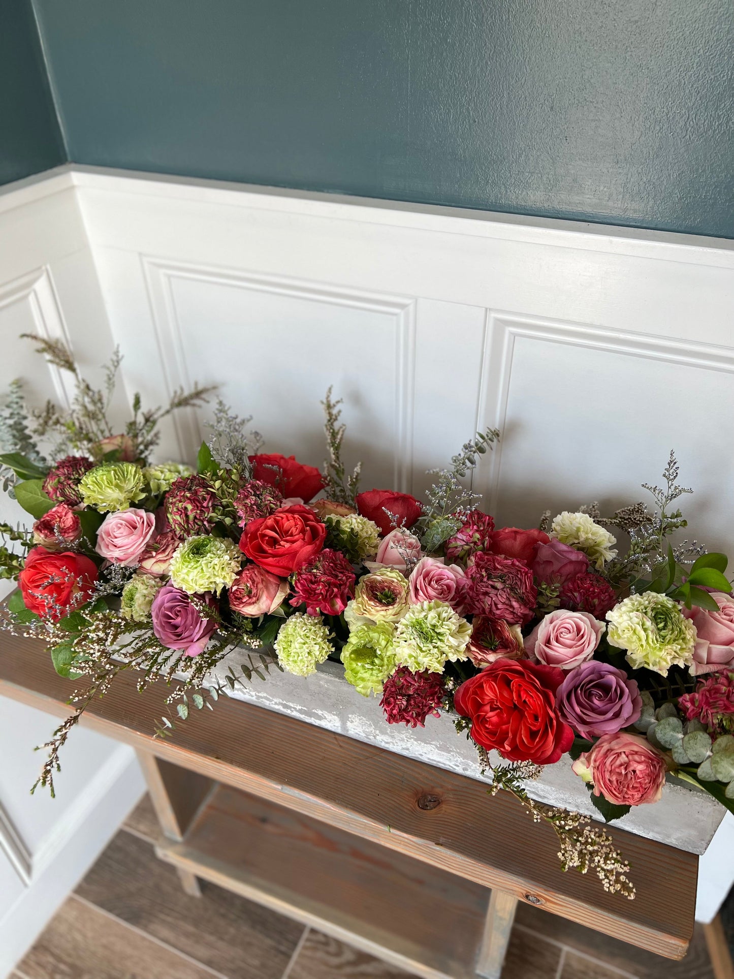 Lush Concrete Tablescape