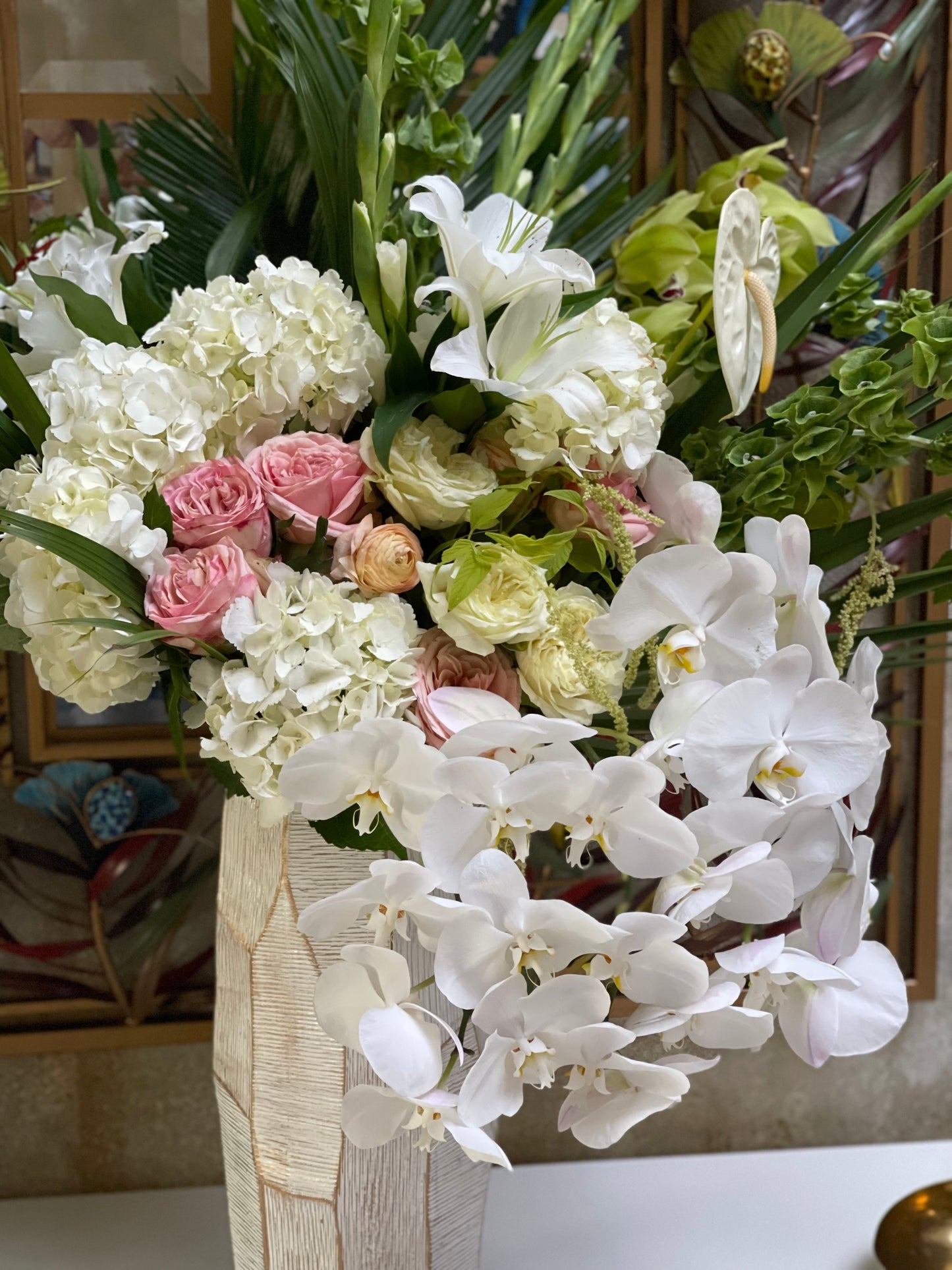 Arrangement in Vase: Over The Top