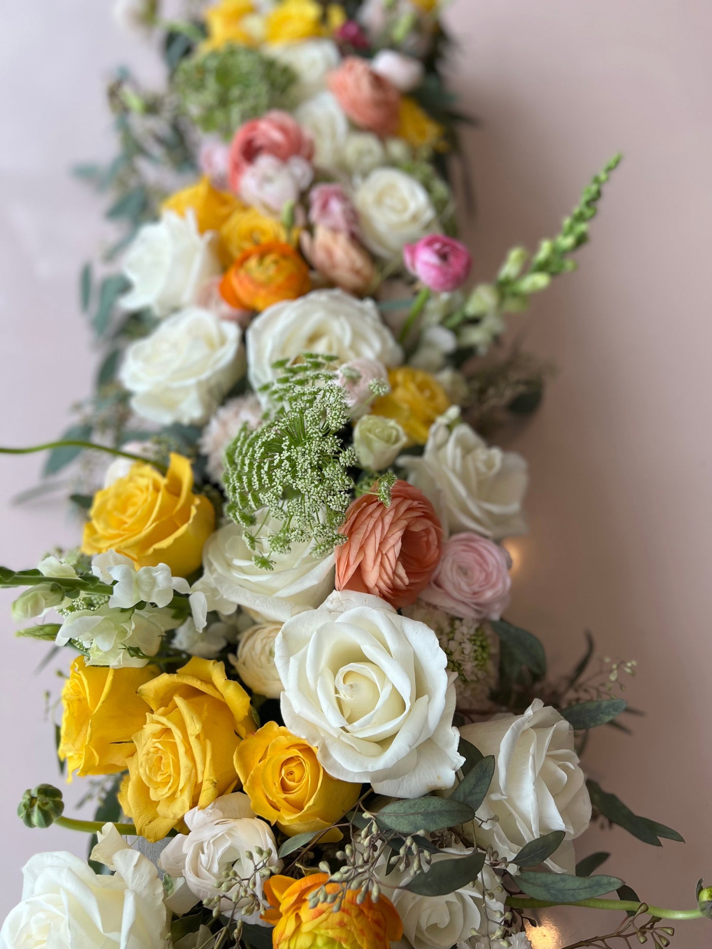 Lush Concrete Tablescape